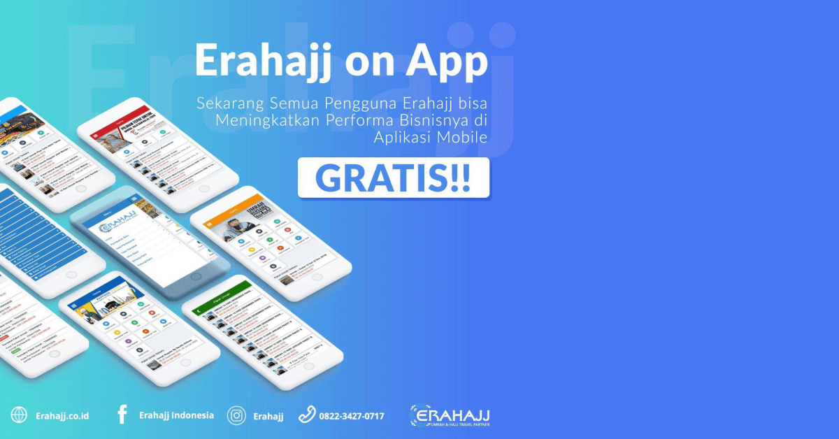 Erahajj, 1 Aplikasi Untuk Berbagai Pengguna